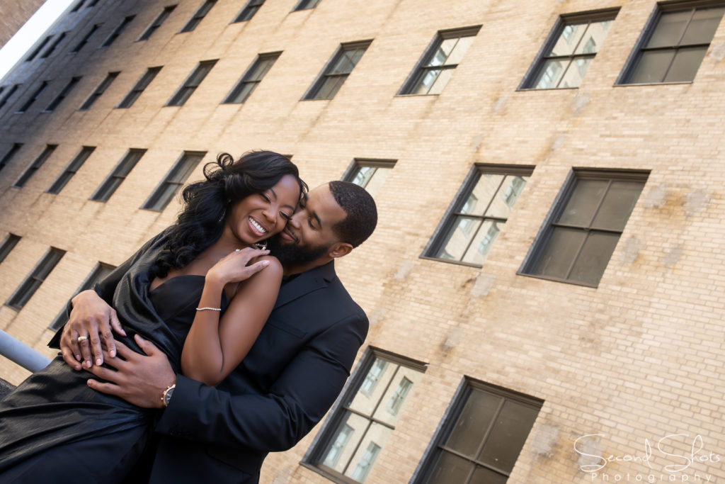 003 Houston Rooftop Engagement Photos